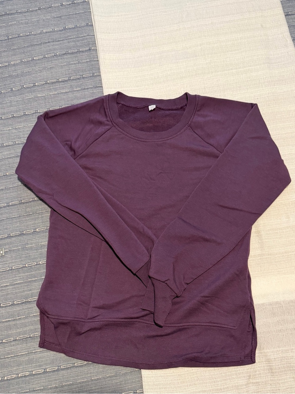 Threads 4 Thought kids Plum Long-Sleeve Crew Sweatshirt size 10